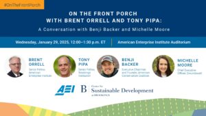 On the Front Porch with Brent Orrell and Tony Pipa: A Conversation with Benji Backer and Michelle Moore