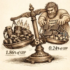 The Shrinking Economic Weight of Energy