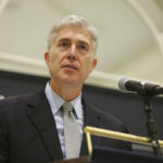 Supreme Court justice, Neil M. Gorsuch speaks during the 50th anniversary of the Fund for America Studies luncheon at the Trump Hotel on September 28, 2017 in Washington, D.C. (Photo by Oliver Contreras)(Sipa via AP Images)